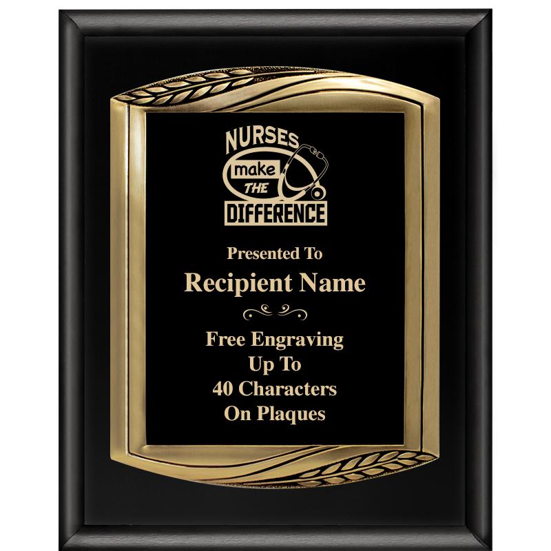 12X15 CHIEF PIANO BLK PLQ W GD