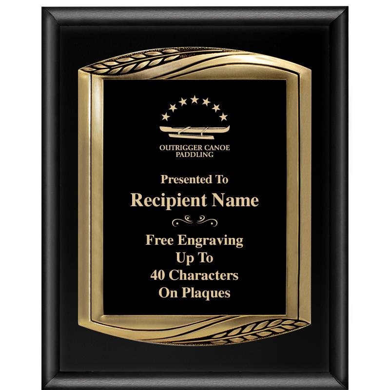 12X15 CHIEF PIANO BLK PLQ W GD