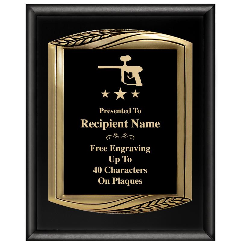 12X15 CHIEF PIANO BLK PLQ W GD