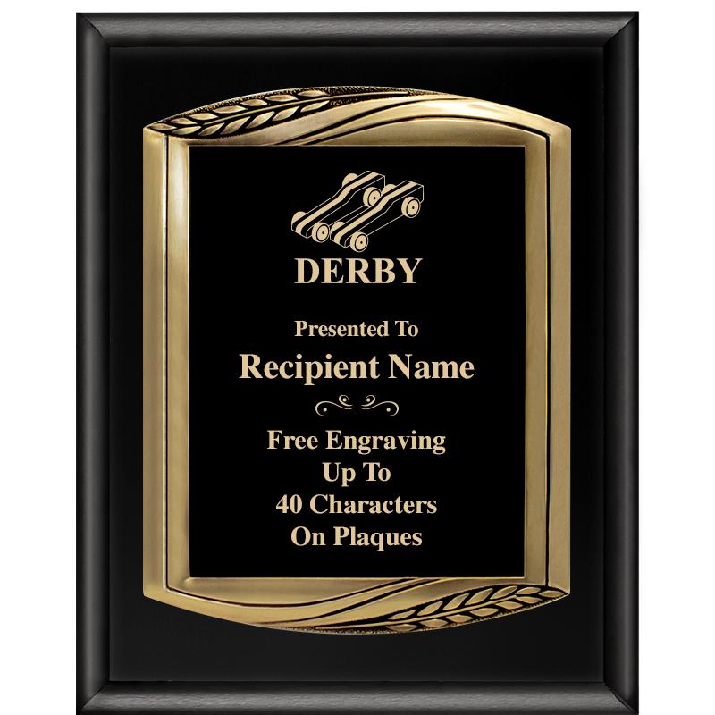 12X15 CHIEF PIANO BLK PLQ W GD