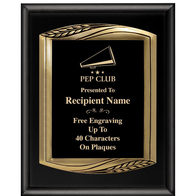 12X15 CHIEF PIANO BLK PLQ W GD