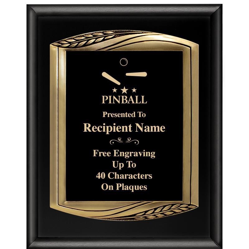 12X15 CHIEF PIANO BLK PLQ W GD