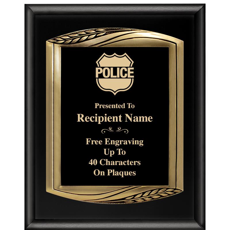 12X15 CHIEF PIANO BLK PLQ W GD