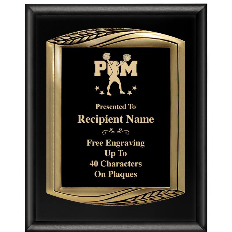 12X15 CHIEF PIANO BLK PLQ W GD