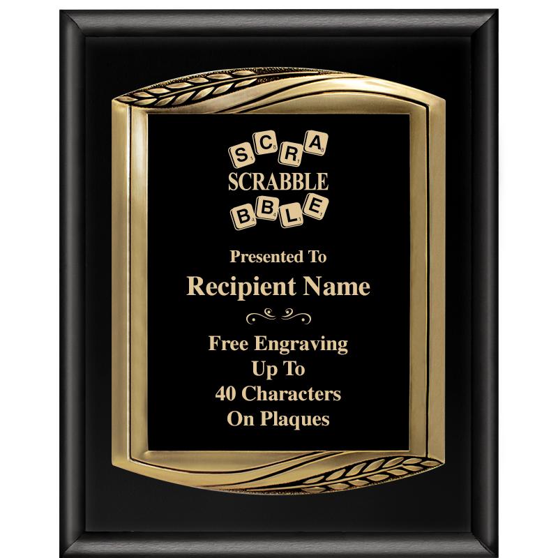 12X15 CHIEF PIANO BLK PLQ W GD