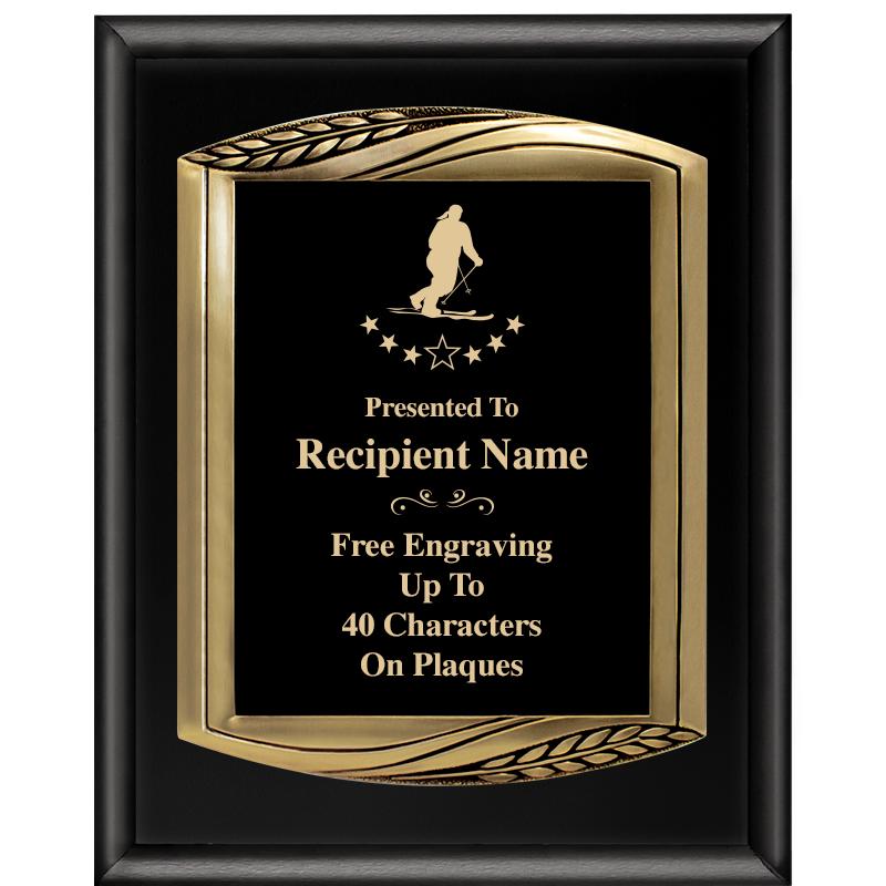 12X15 CHIEF PIANO BLK PLQ W GD