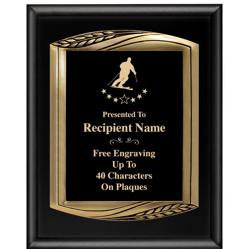 12X15 CHIEF PIANO BLK PLQ W GD