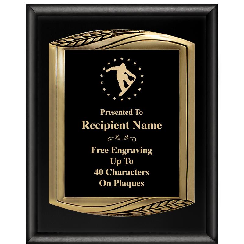 12X15 CHIEF PIANO BLK PLQ W GD