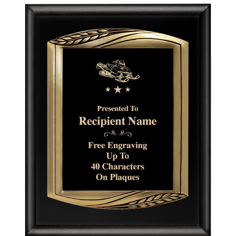 12X15 CHIEF PIANO BLK PLQ W GD