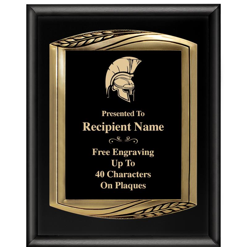 12X15 CHIEF PIANO BLK PLQ W GD