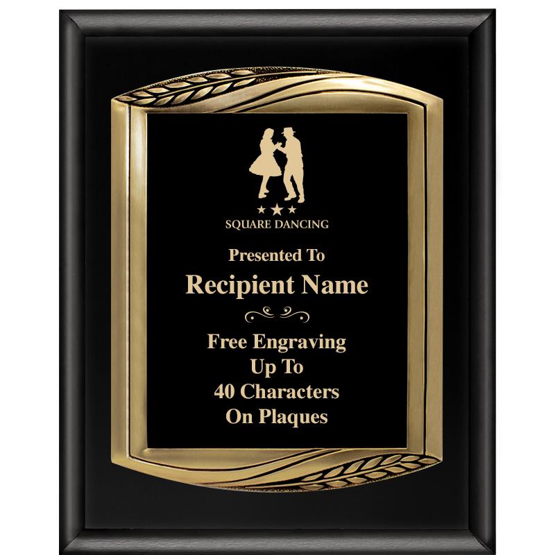 12X15 CHIEF PIANO BLK PLQ W GD