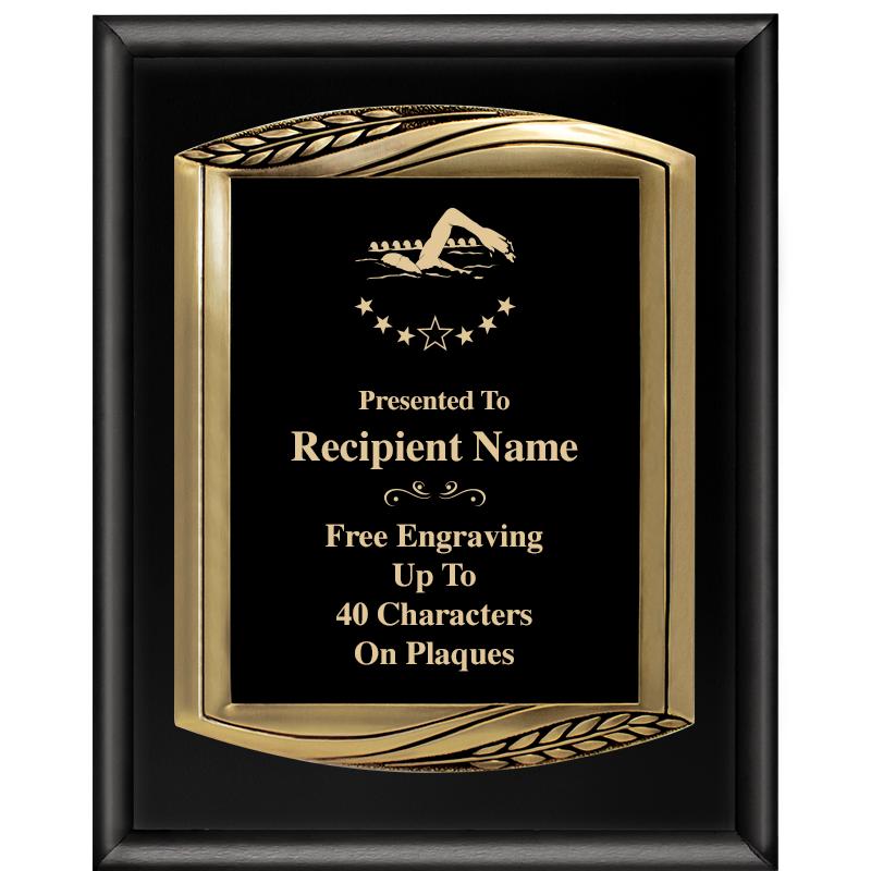 12X15 CHIEF PIANO BLK PLQ W GD