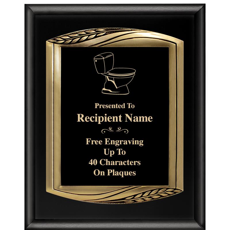 12X15 CHIEF PIANO BLK PLQ W GD