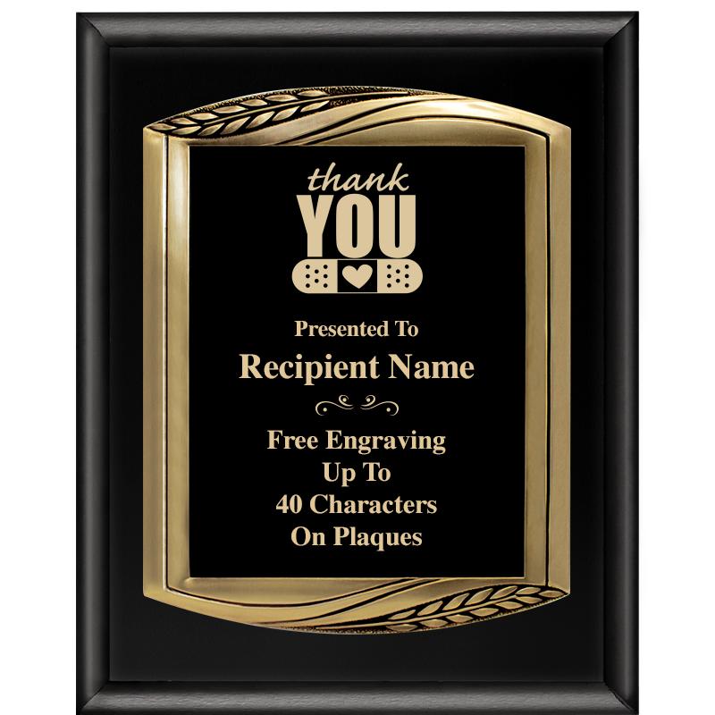 12X15 CHIEF PIANO BLK PLQ W GD