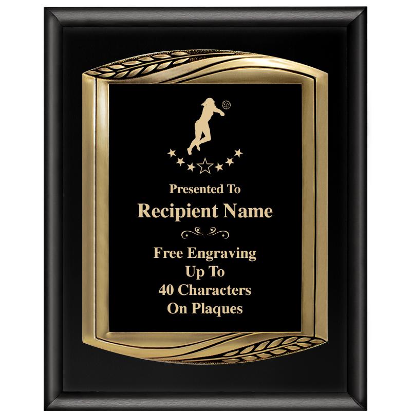 12X15 CHIEF PIANO BLK PLQ W GD