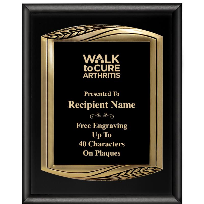 12X15 CHIEF PIANO BLK PLQ W GD