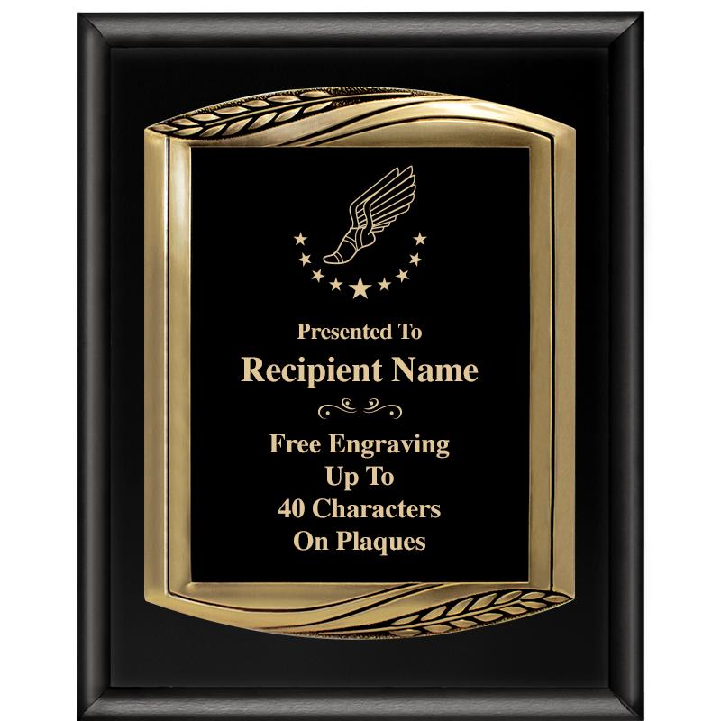 12X15 CHIEF PIANO BLK PLQ W GD