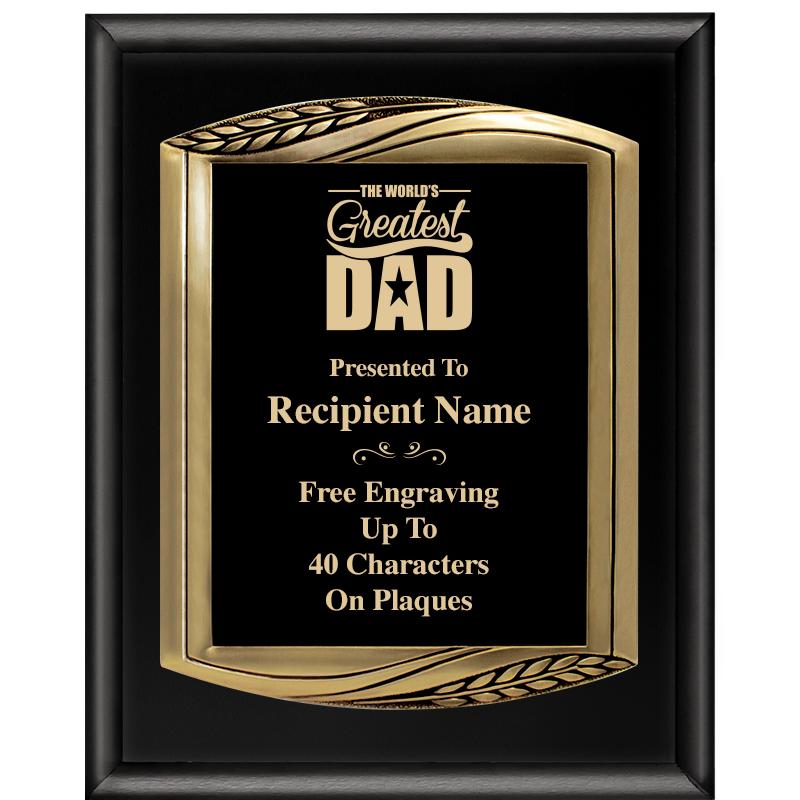 12X15 CHIEF PIANO BLK PLQ W GD