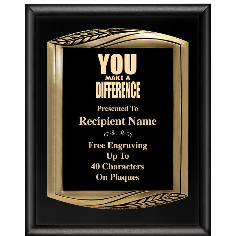 12X15 CHIEF PIANO BLK PLQ W GD