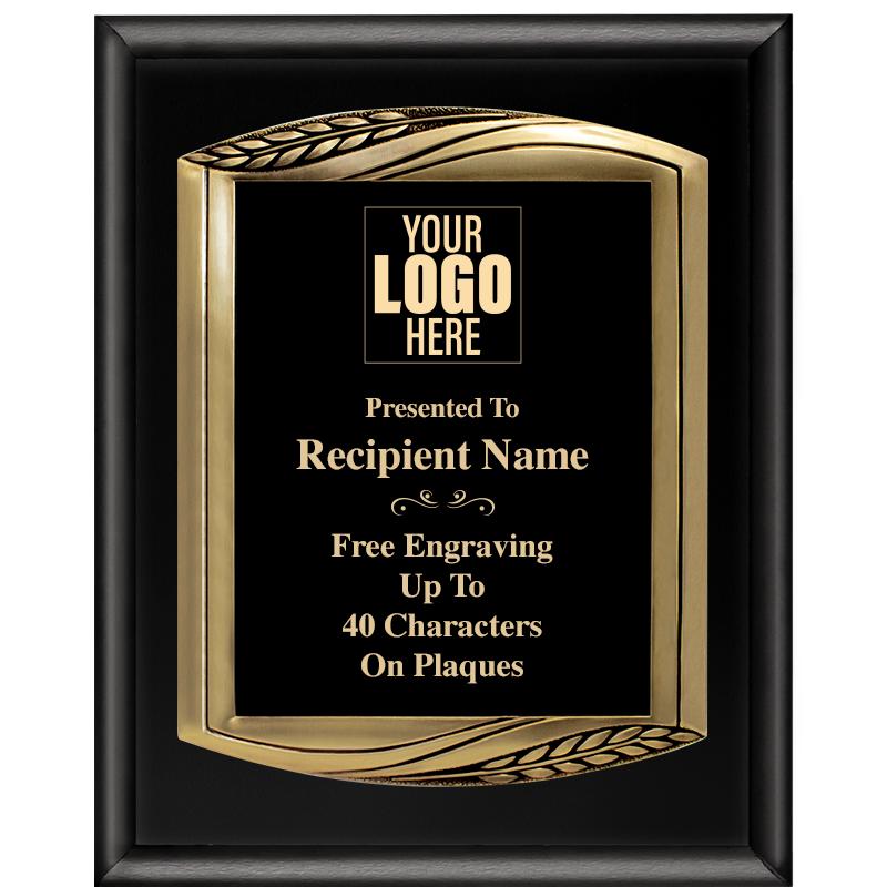 12X15 CHIEF PIANO BLK PLQ W GD