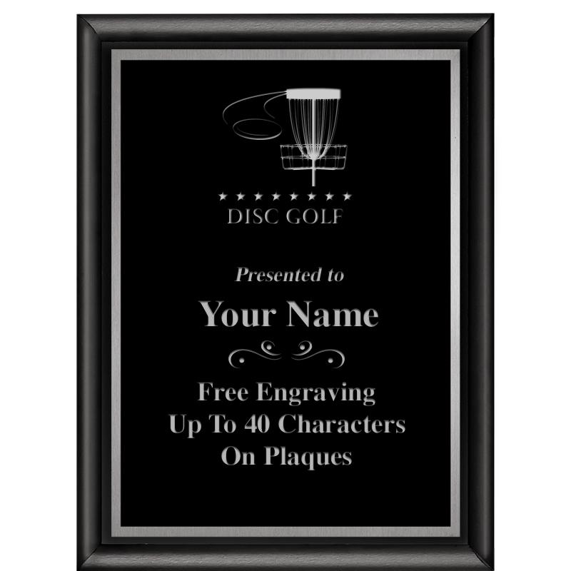 6"X8" CLASSIC BLK SHINY PLQ SV