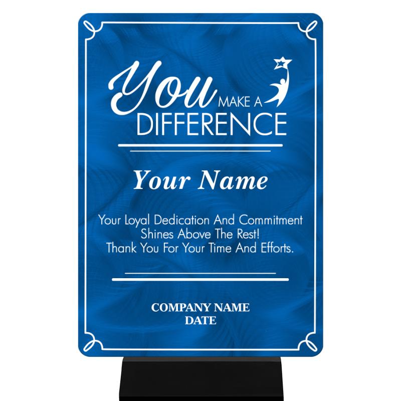 5X7 CLR MTL YOU MKE DFF BK BSE