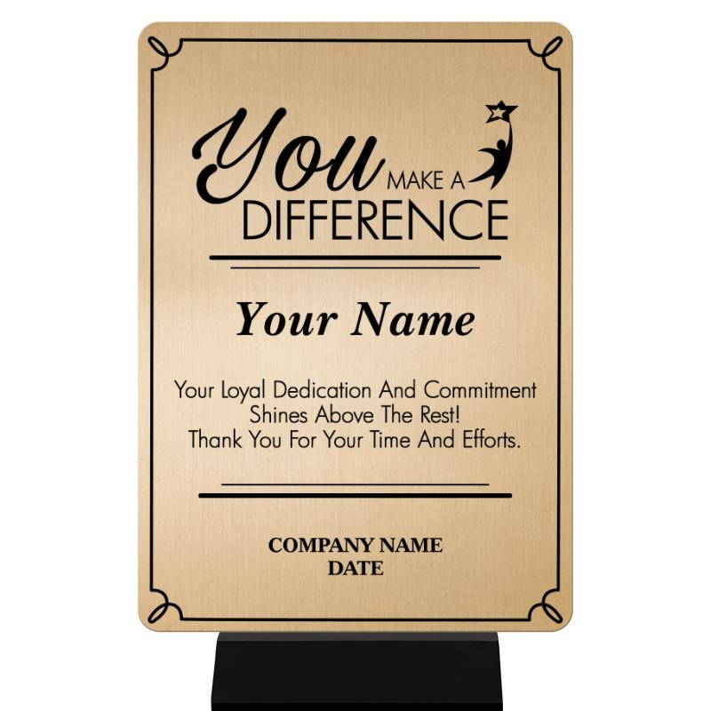 5X7 CLR MTL YOU MKE DFF BK BSE