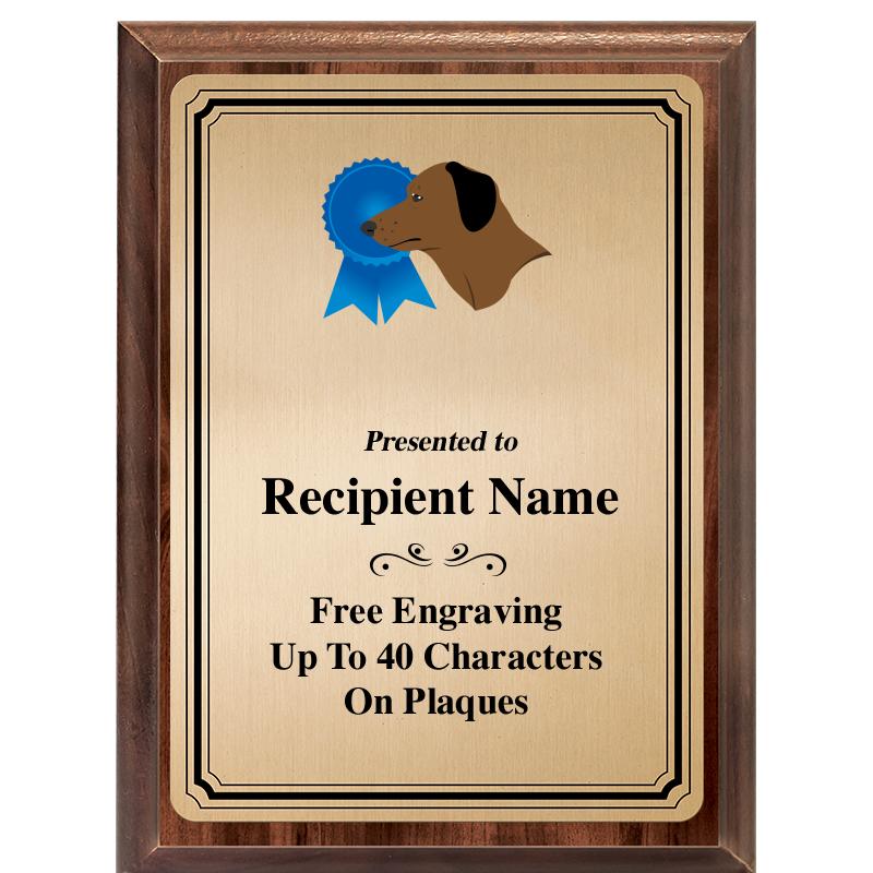 6X8 GOLD TRIO PLT WOOD PLQ