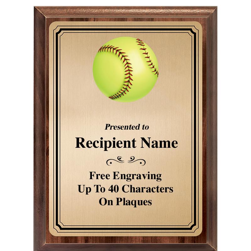 6X8 GOLD TRIO PLT WOOD PLQ