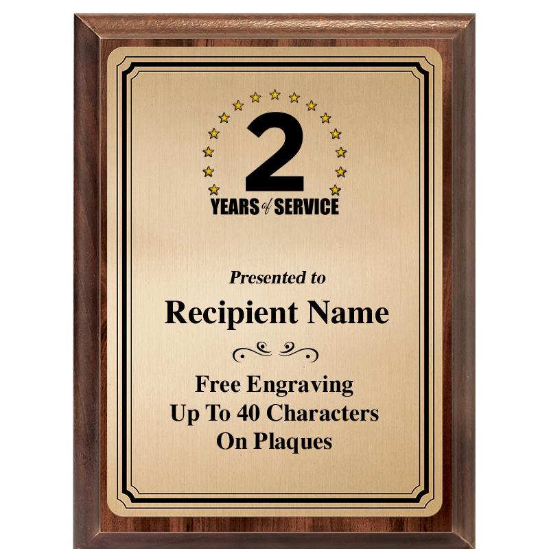 6X8 GOLD TRIO PLT WOOD PLQ