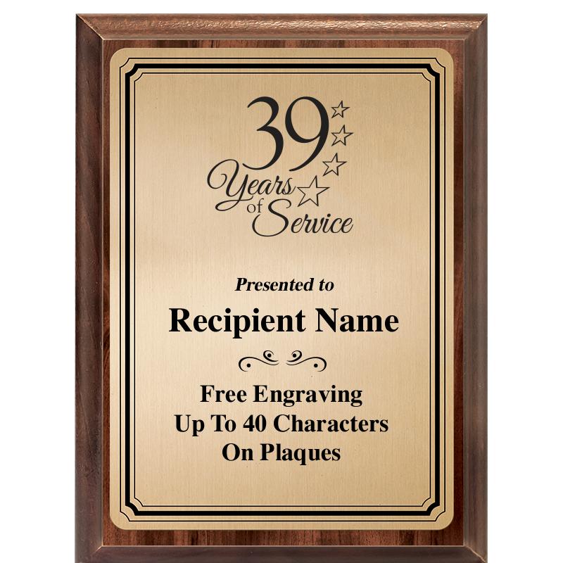 6X8 GOLD TRIO PLT WOOD PLQ