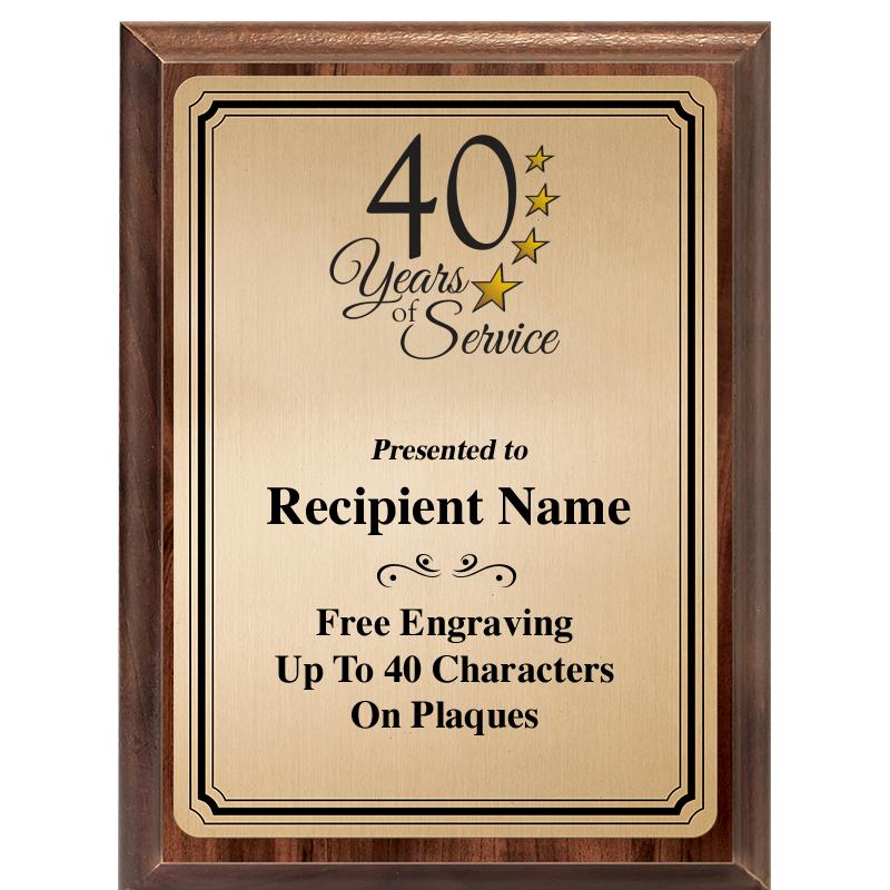 6X8 GOLD TRIO PLT WOOD PLQ