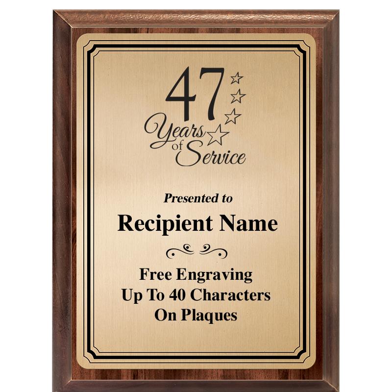 6X8 GOLD TRIO PLT WOOD PLQ