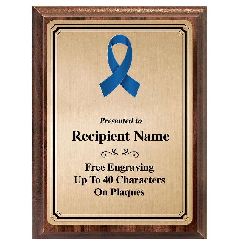 6X8 GOLD TRIO PLT WOOD PLQ