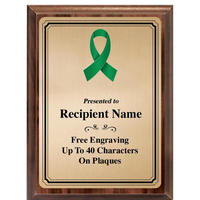 6X8 GOLD TRIO PLT WOOD PLQ