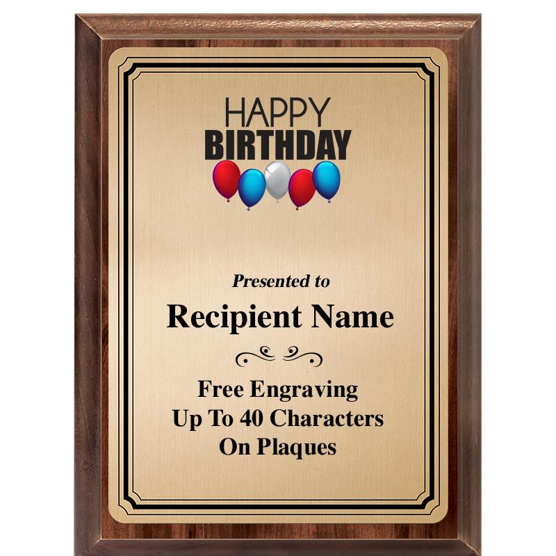 6X8 GOLD TRIO PLT WOOD PLQ