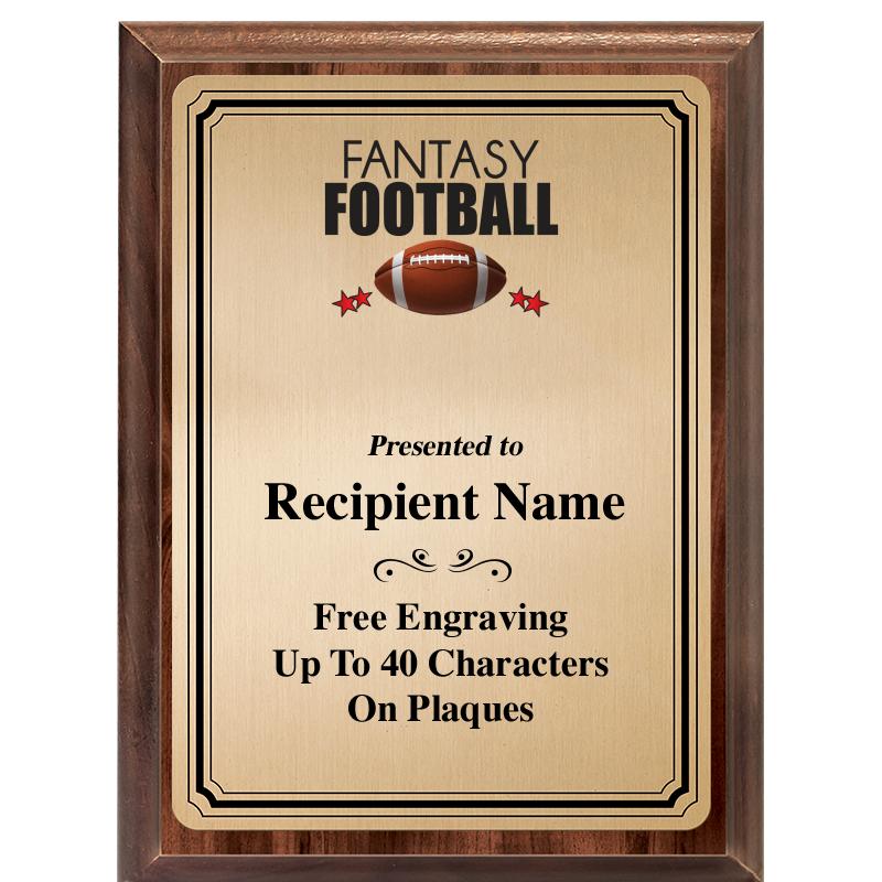 6X8 GOLD TRIO PLT WOOD PLQ