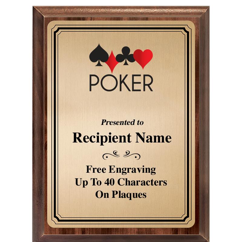 6X8 GOLD TRIO PLT WOOD PLQ