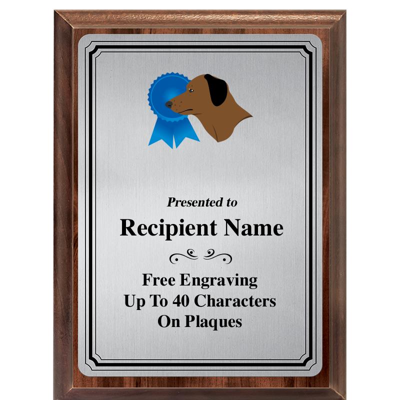 6X8 SLVR TRIO PLT WOOD PLQ