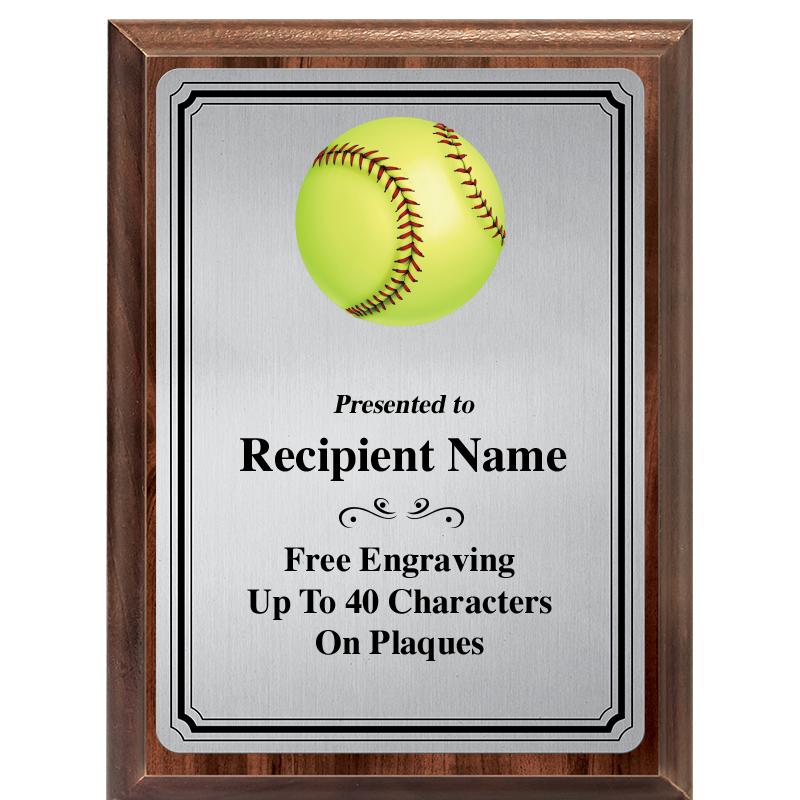 6X8 SLVR TRIO PLT WOOD PLQ