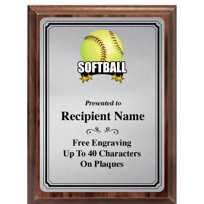 6X8 SLVR TRIO PLT WOOD PLQ