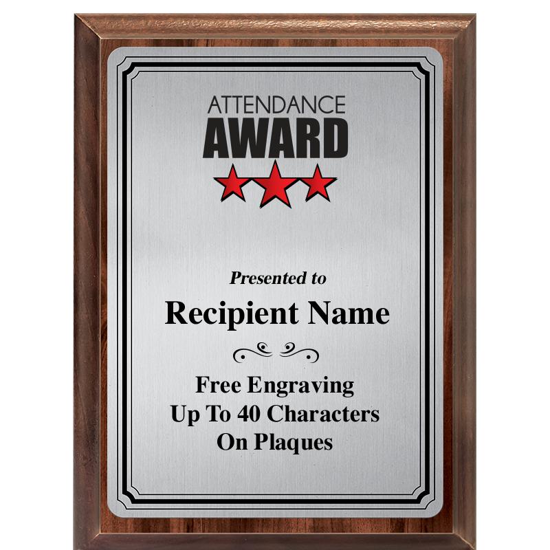 6X8 SLVR TRIO PLT WOOD PLQ