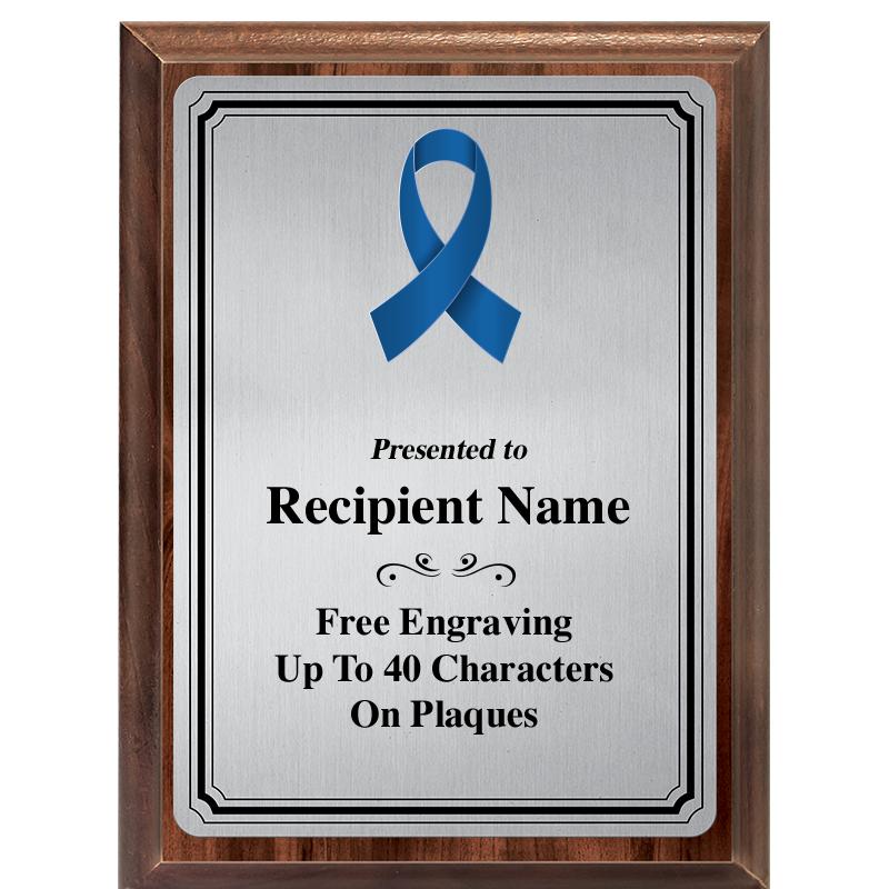 6X8 SLVR TRIO PLT WOOD PLQ