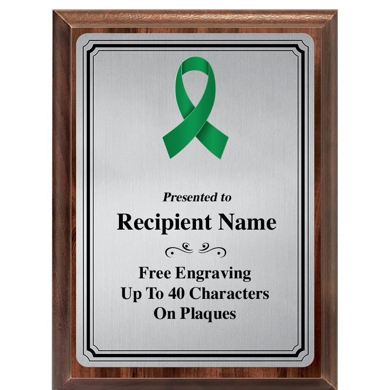 6X8 SLVR TRIO PLT WOOD PLQ