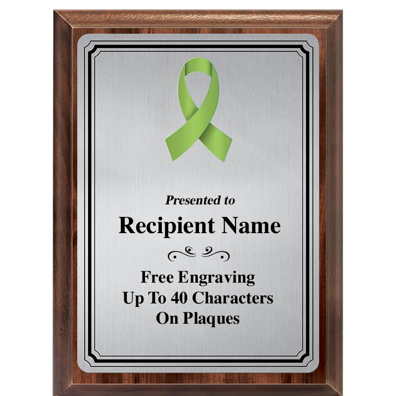 6X8 SLVR TRIO PLT WOOD PLQ