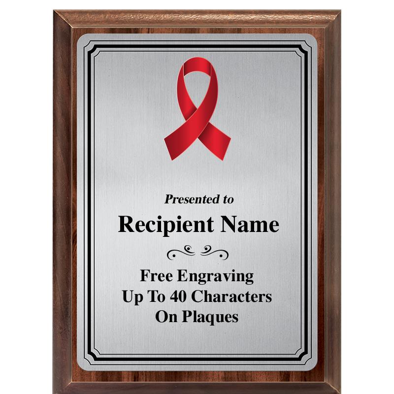 6X8 SLVR TRIO PLT WOOD PLQ