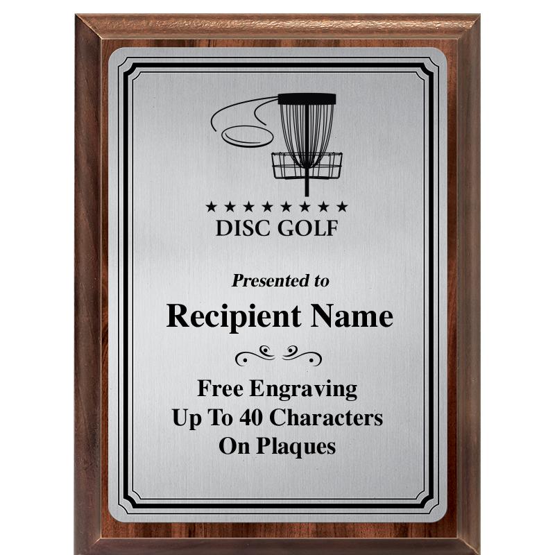 6X8 SLVR TRIO PLT WOOD PLQ