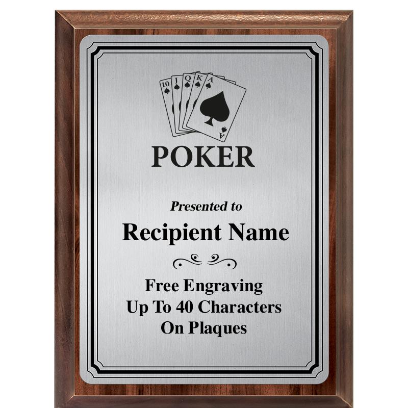 6X8 SLVR TRIO PLT WOOD PLQ