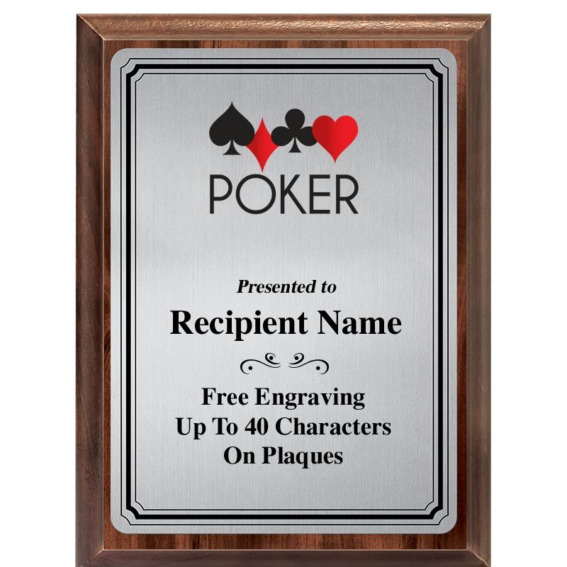 6X8 SLVR TRIO PLT WOOD PLQ