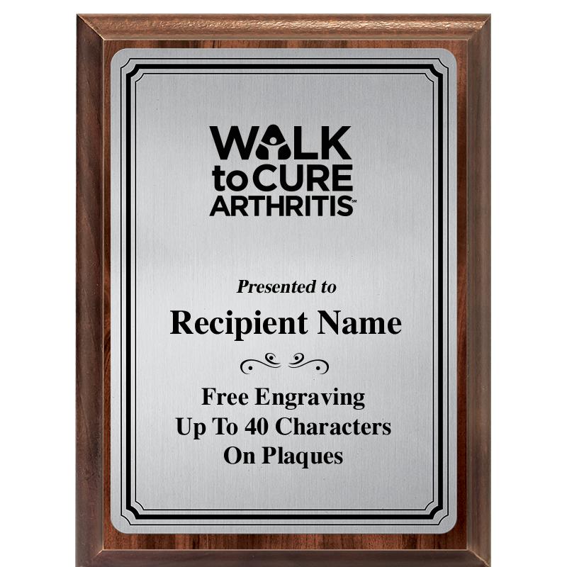 6X8 SLVR TRIO PLT WOOD PLQ